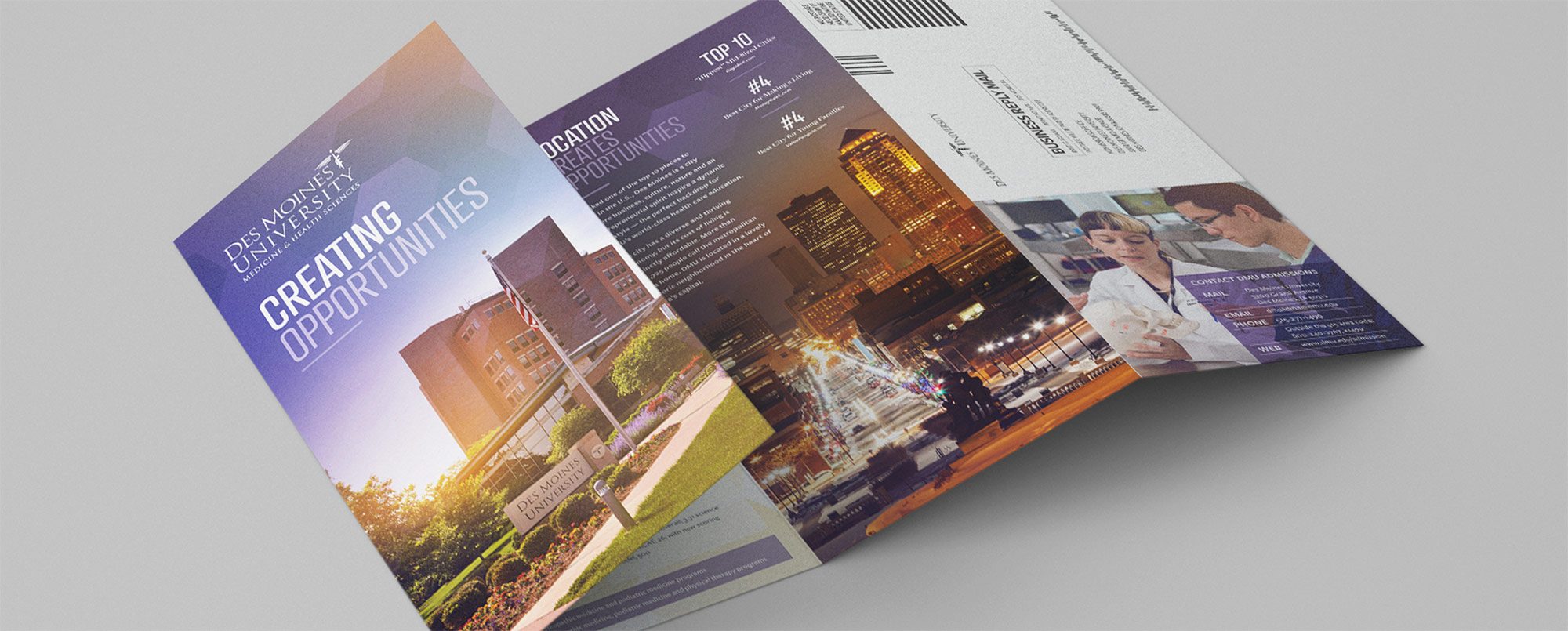 Des Moines University Brochure Layout