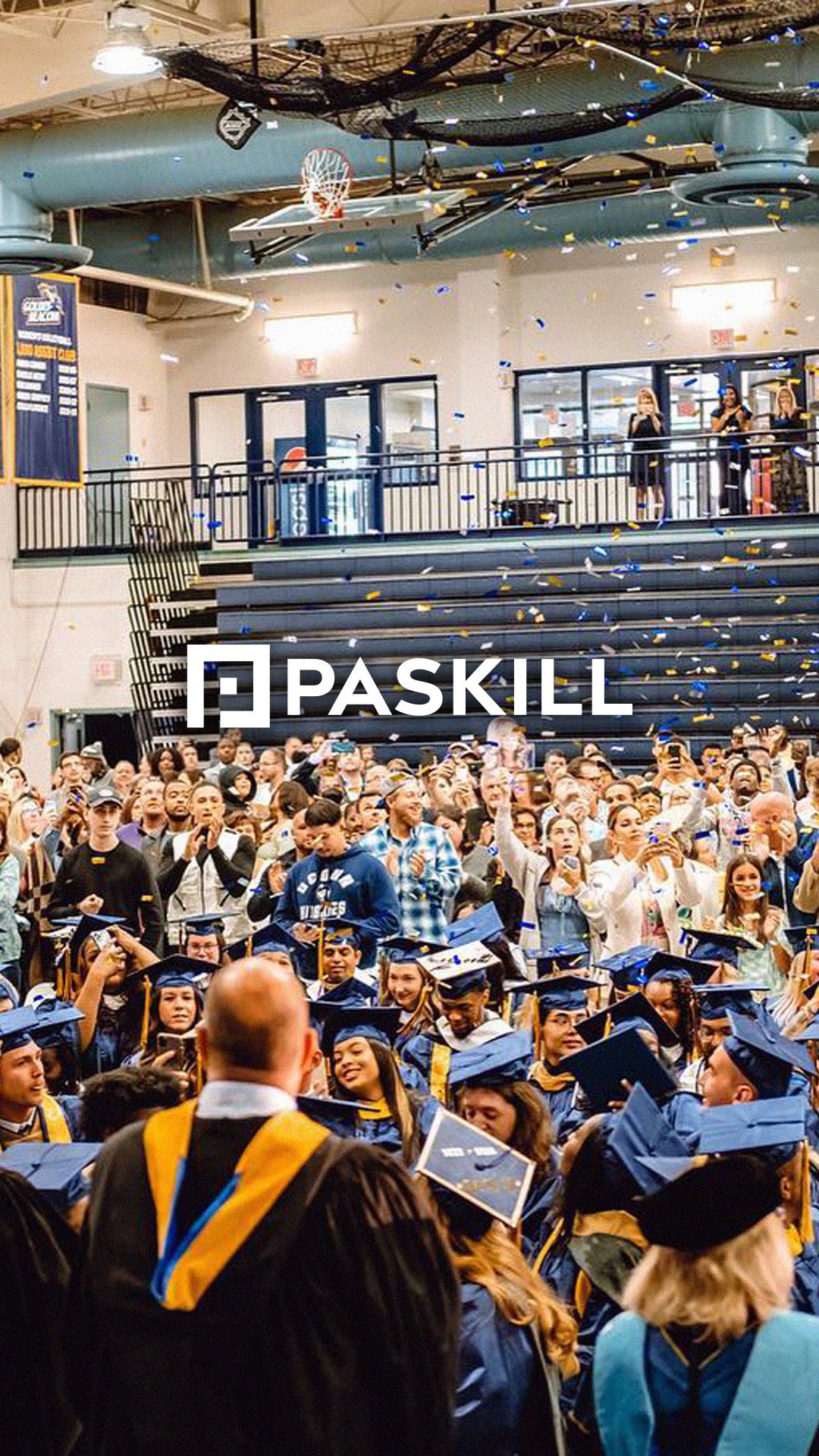 a group of people in graduation caps