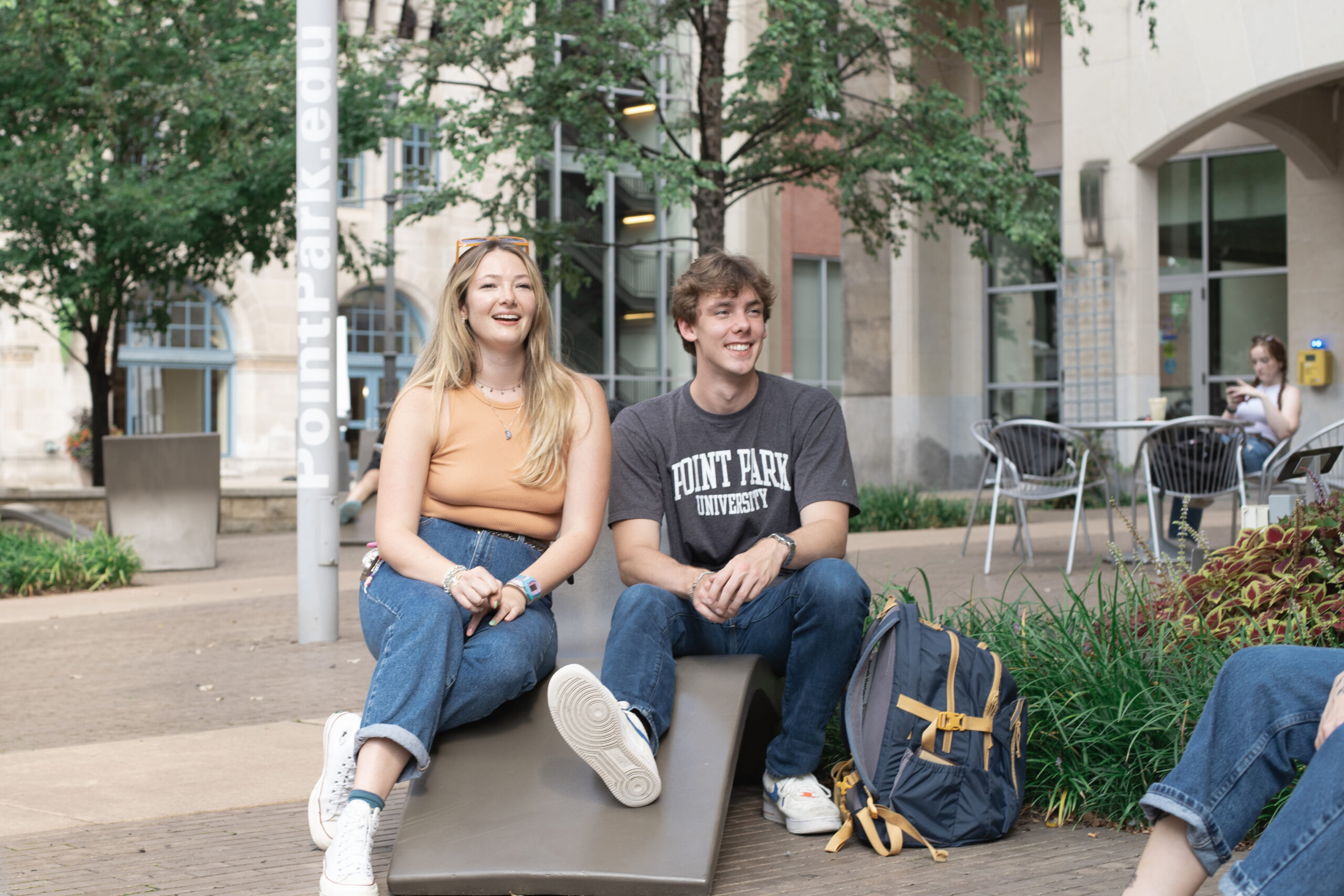 two point park students outside