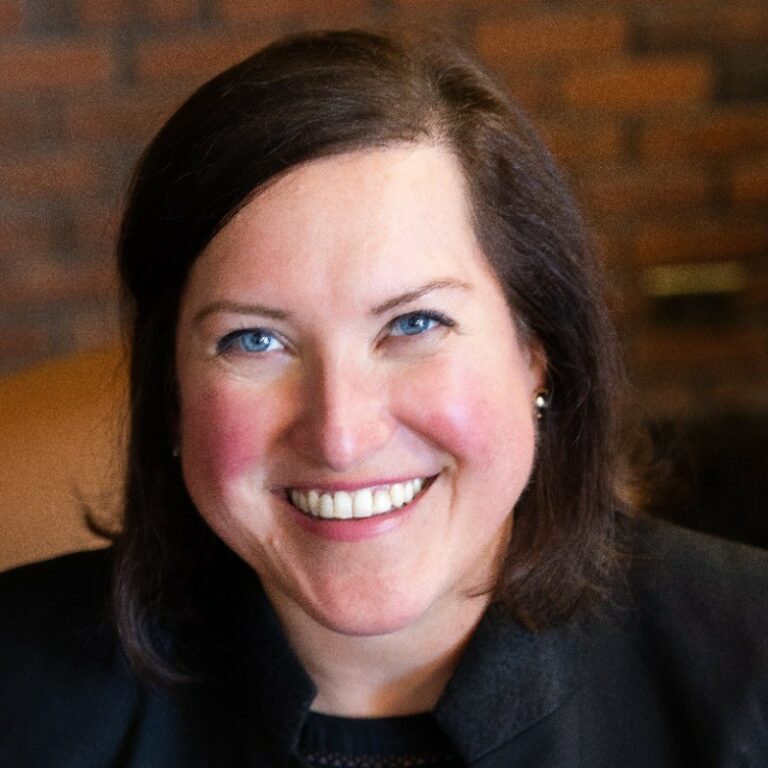 a close-up of a person smiling