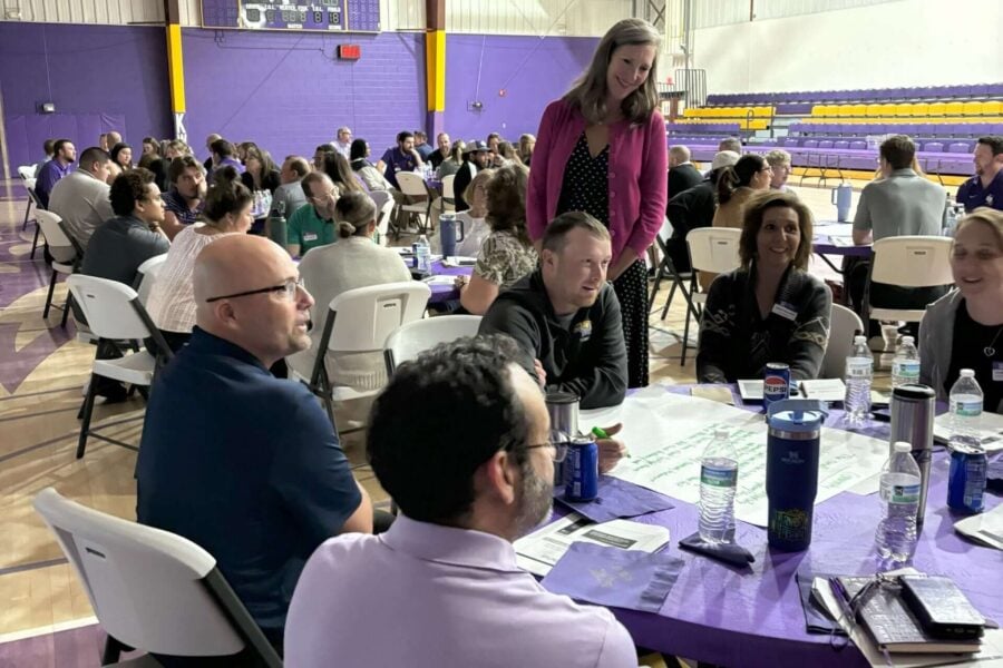 Dana with KWU staff