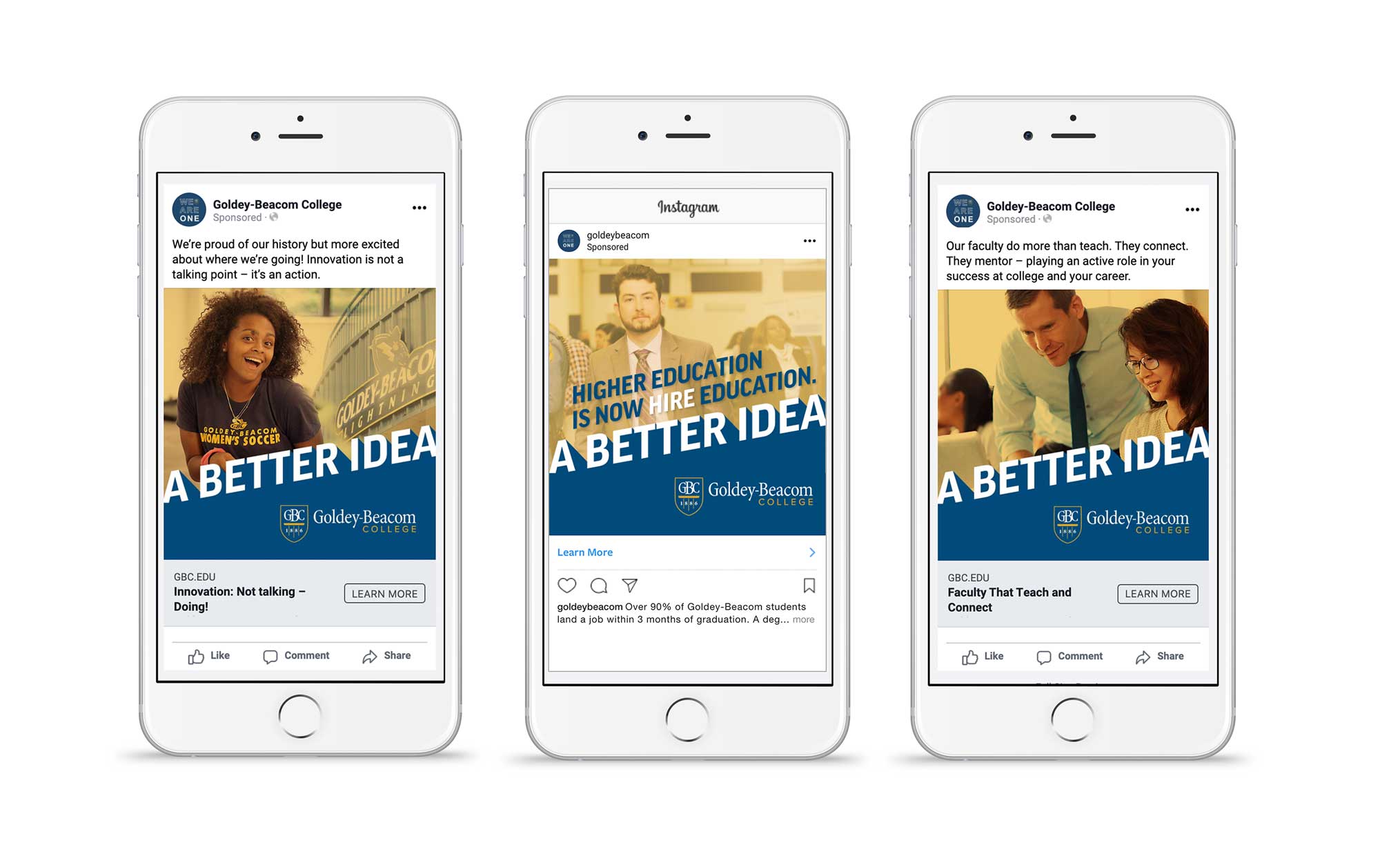 GBC social media ads