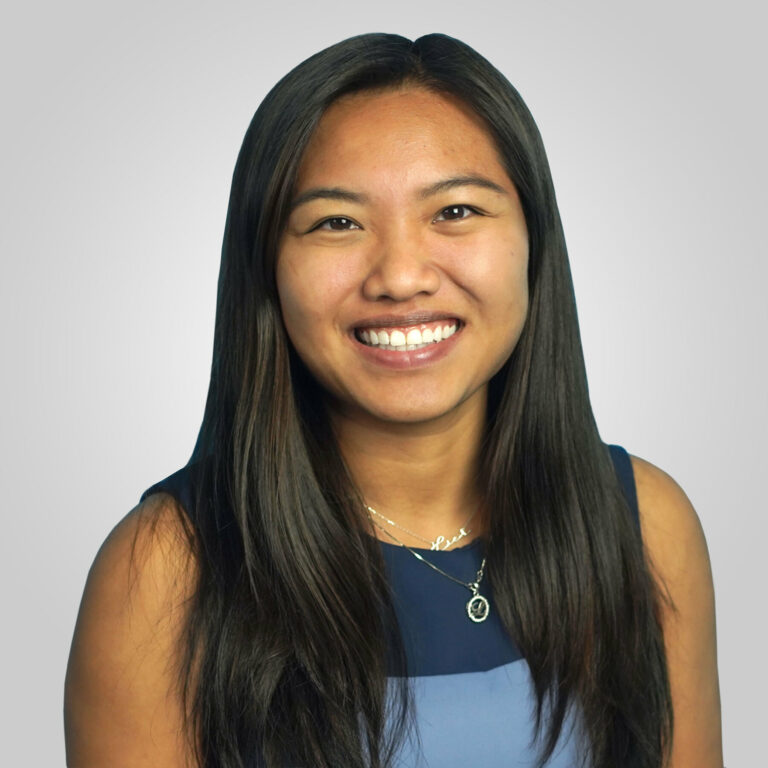 a person smiling at camera
